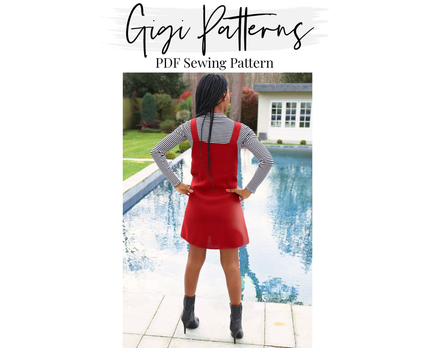 Womens Pinafore Dress Pattern